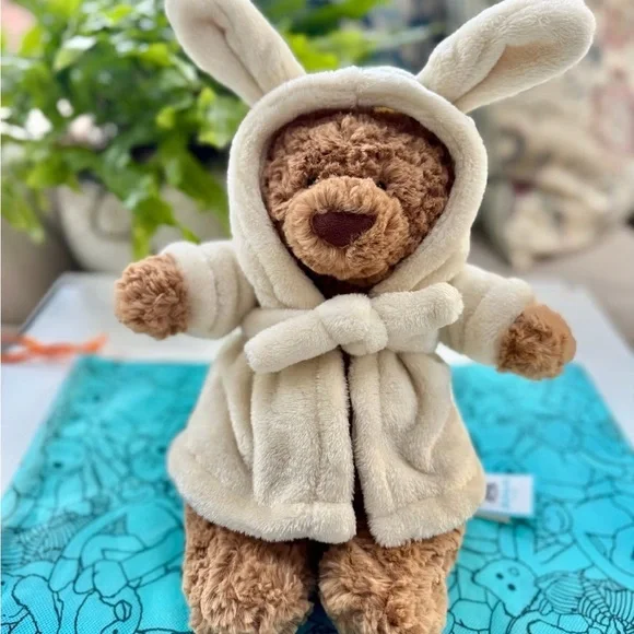 Jellycat - Bartholomew Bear in Bathrobe - Picture 4 of 7